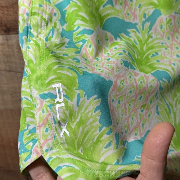 RLX Ralph Lauren Pineapple Print Skort Golf Pickleball Tennis Women’s size Large - Picture 5 of 12